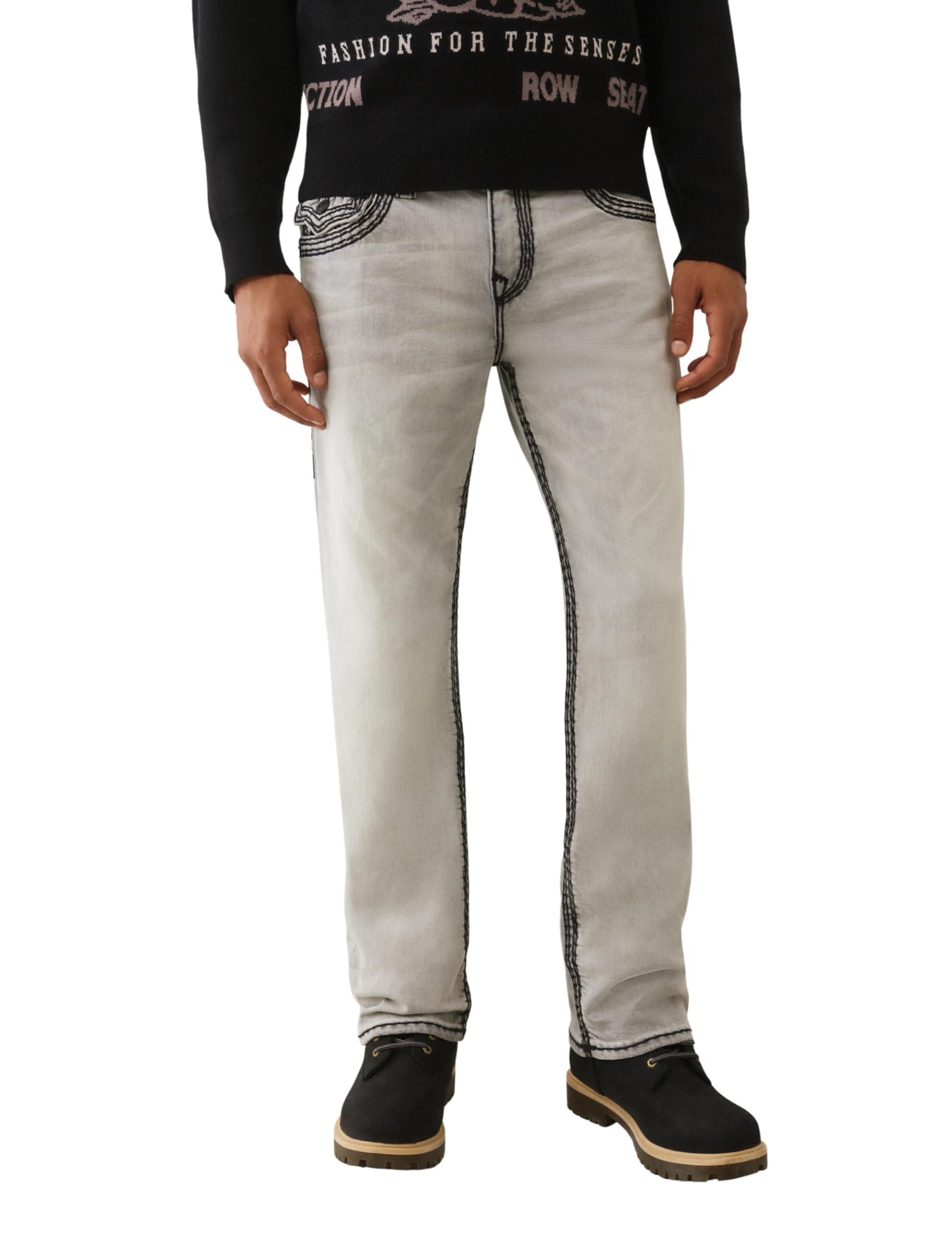True Religion Jeans masculino Ricky Super QT - 86 cm - Jeans